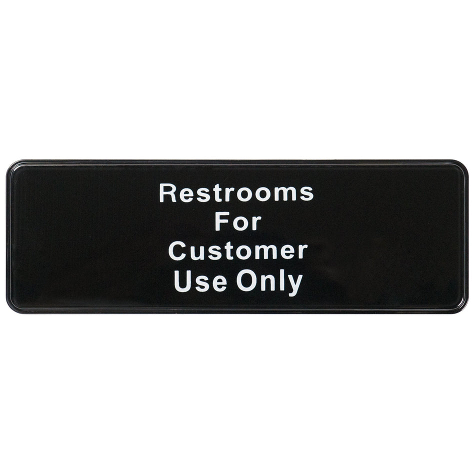 SGN-317 Information Signs, Restroom for Customer Use Only