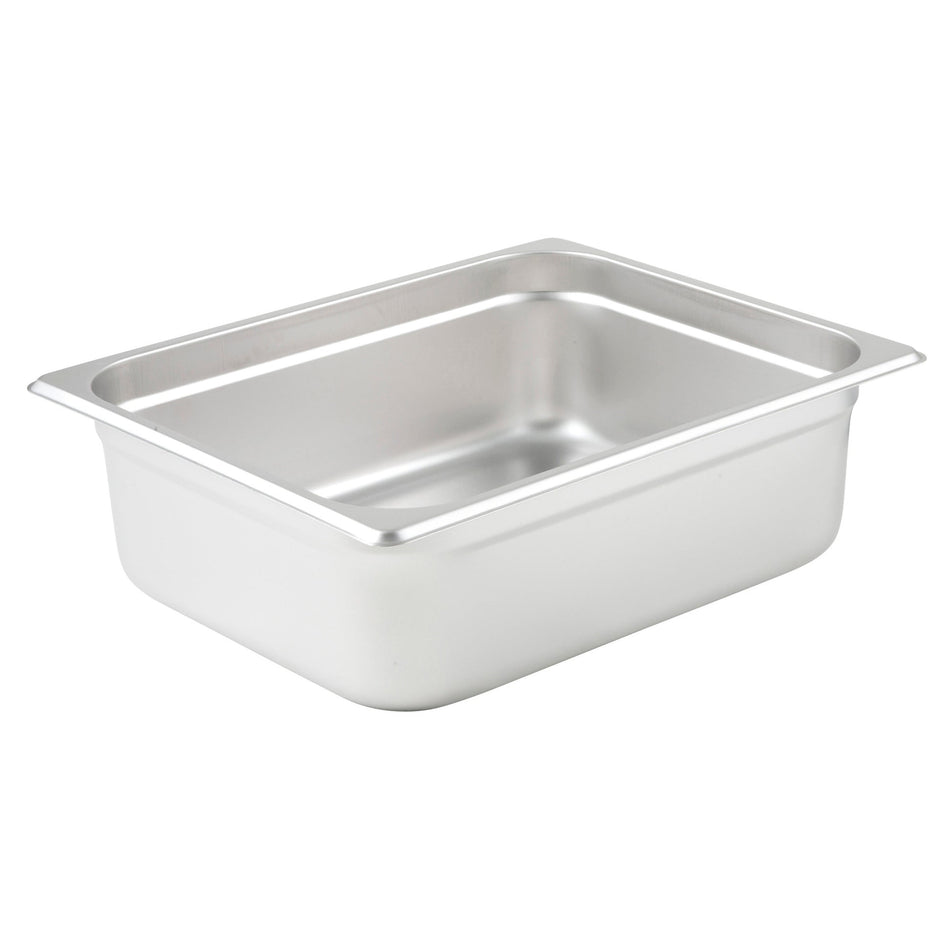 SPJM-204 Anti-Jam Steam Pan, 24 Gauge Stainless Steel Half, 4″