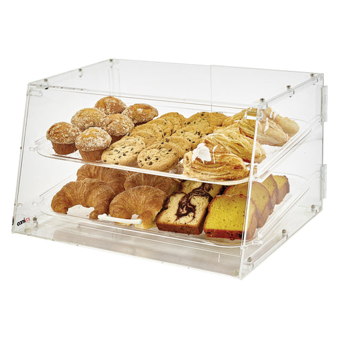 ADC-2 Acrylic Tiered Display Case 2-Tray