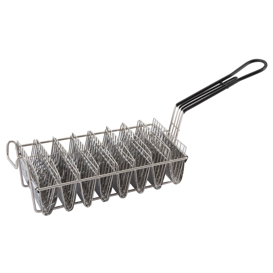 TB-8 Fry Basket - Taco Shells - 6″ Wide 8-Slots