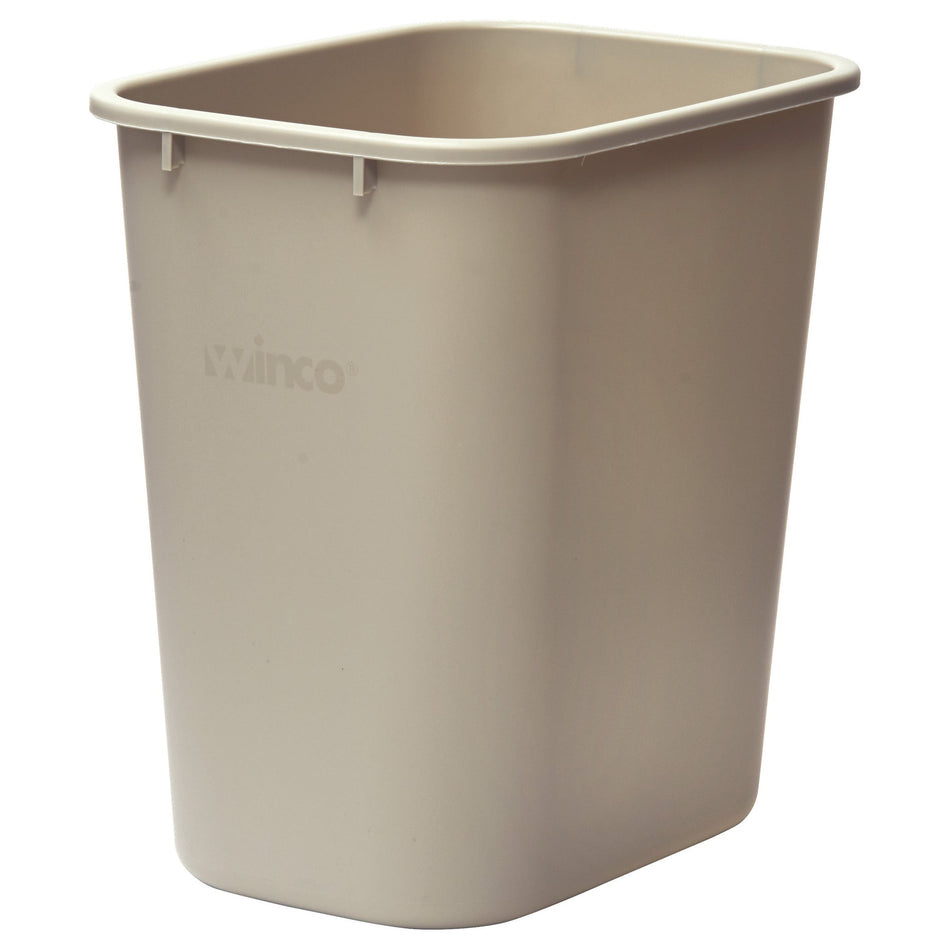 PWR-28BE Waste Baskets - 28 Quart, Beige