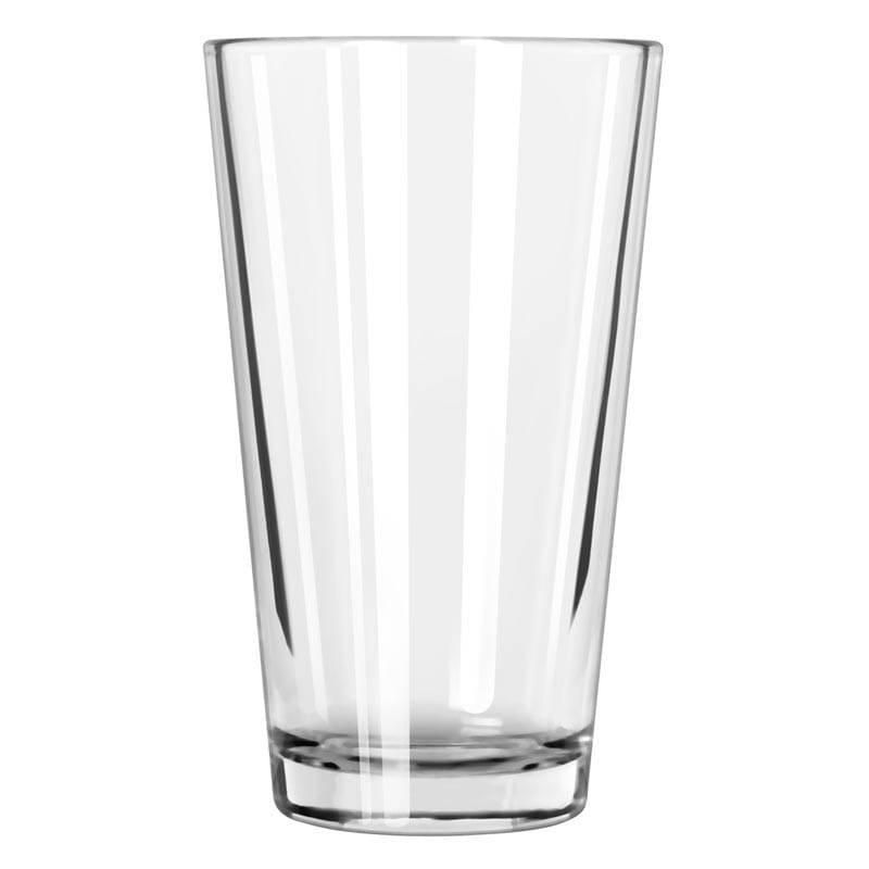 1637HT - Restaurant Basics Heat Tr. Mixing Glass, 12 oz, Duratuff, 2 doz