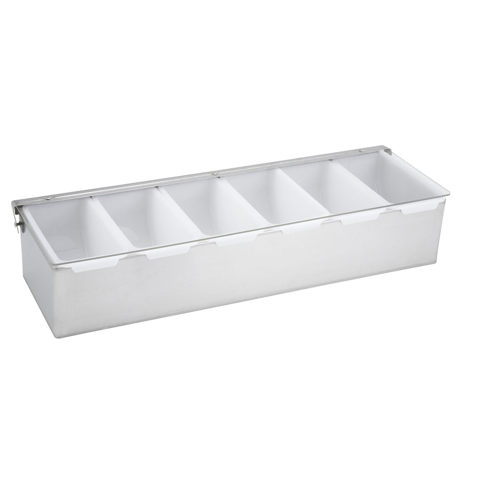 CDP-6 Condiment Holder with stainless steel Base - 6