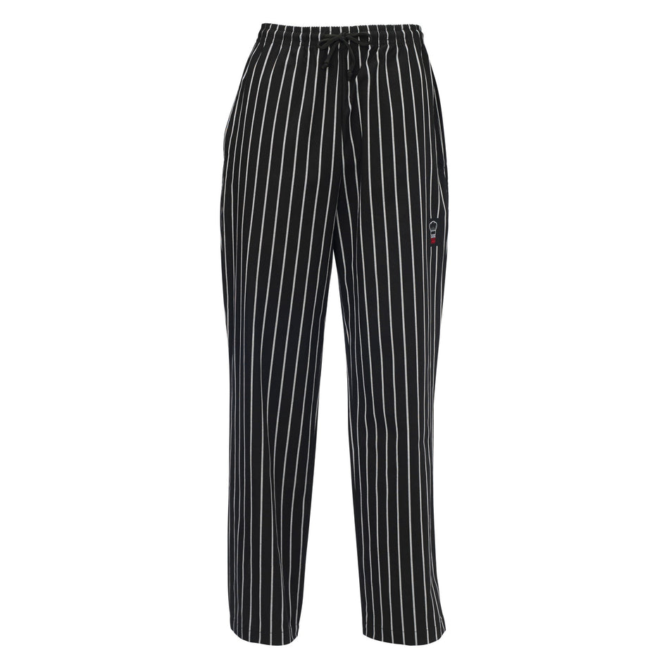 UNF-3CS - Chef Pants, Woven Chalkstripe - Medium
