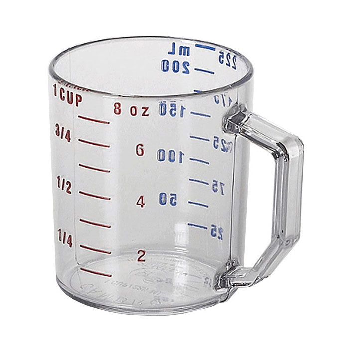 25MCCW135 Clear Polycarbonate Measuring Cup - 1 cup