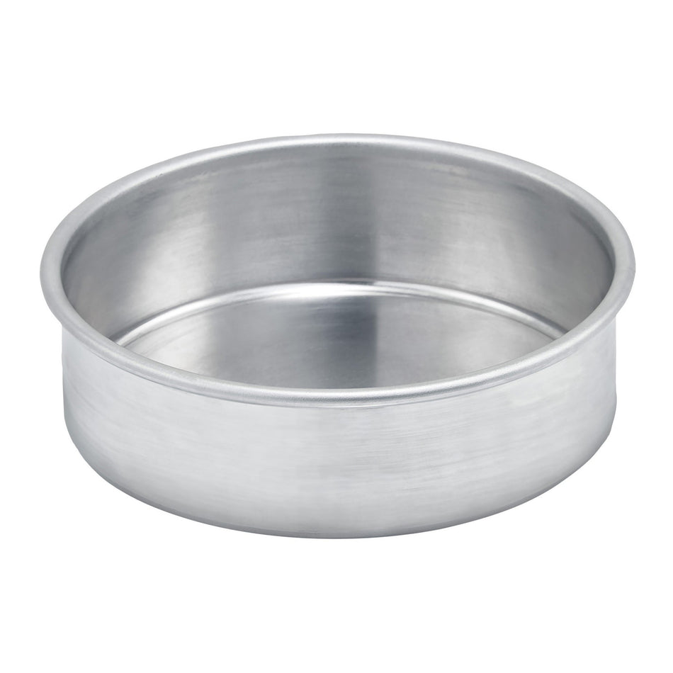 ACP-062 Round Layer Cake Pan, Aluminum - 6″ Dia x 2″ H