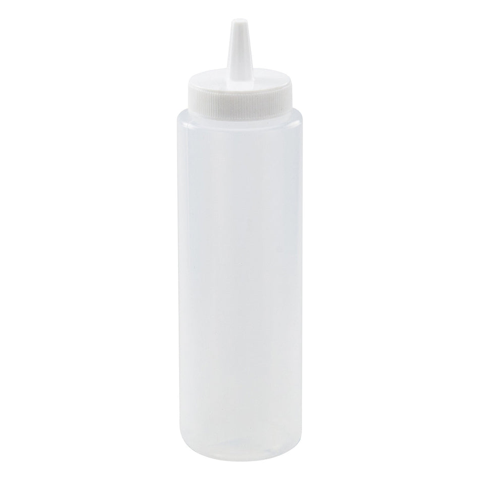 PSB-08C Regular Squeeze Bottles - 8 oz, Clear