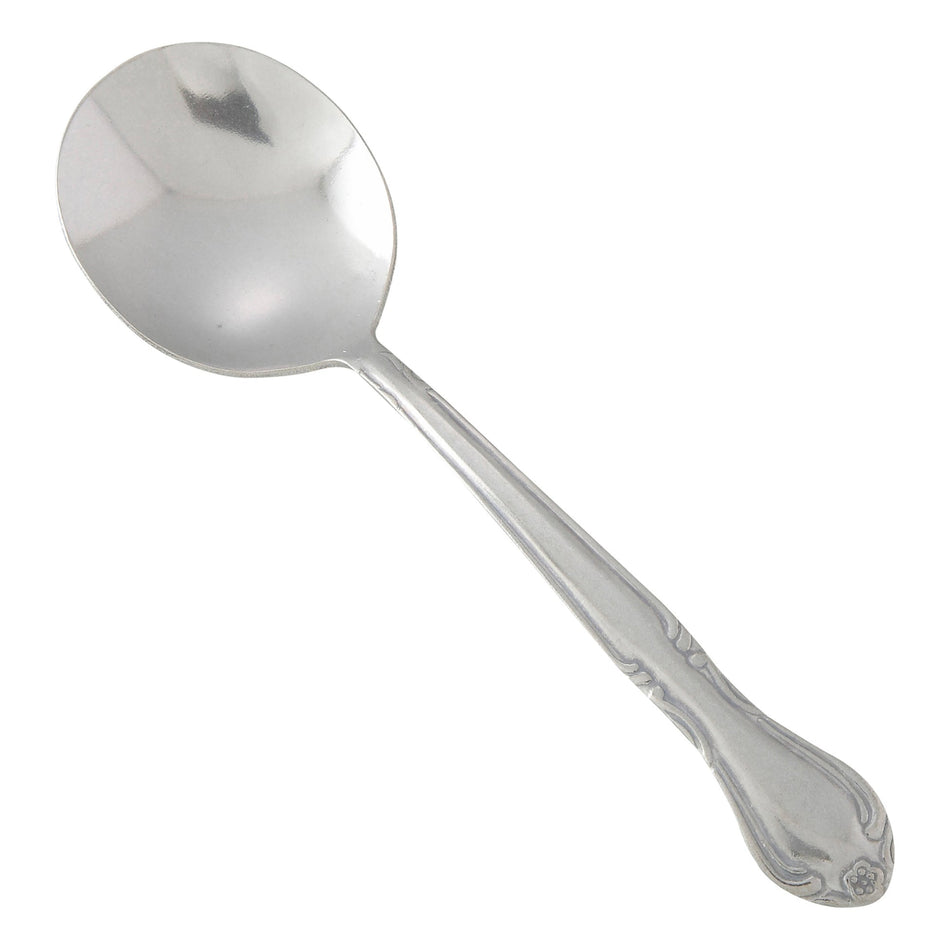 0004-04 Elegance Bouillon Spoon, 18/0 Heavyweight