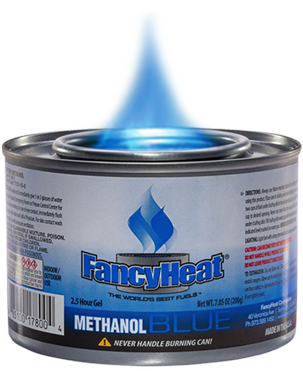 F825(174830-0401) - 1 Gallon Fancy Heat Methanol Blue Gel