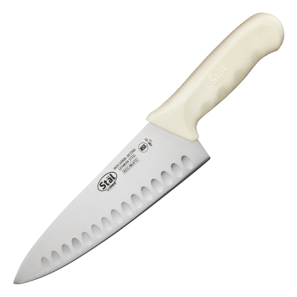 KWP-81 Stäl 8″ Hollow Ground Chef's Knife