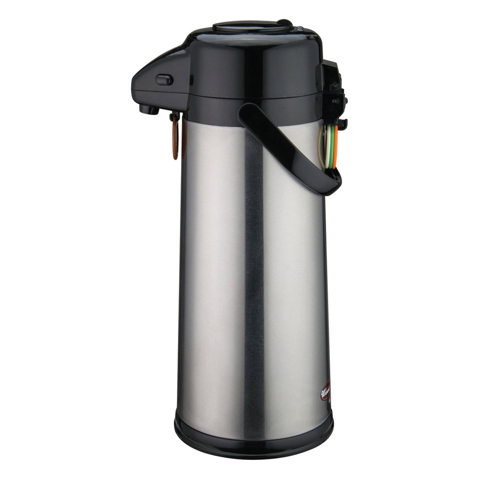 AP-535 Glass Lined AirPot with Push Button Top, stainless steel Body - 3 Liter