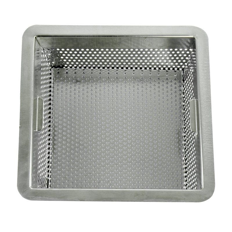 FS-BSI - S/S Floor Sink Drop-in Basket 8-1/2” x 8-1/2” x 3”