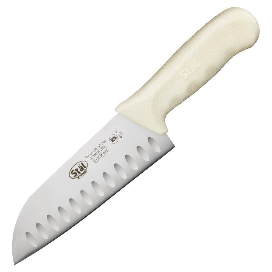 KWP-70 7″ Santoku Knife, White PP Hdl