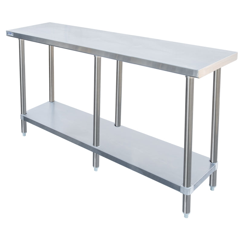 ES-P3072 - 30”D x 60-1/2”W x 24”H Equipment Stand, All S/S