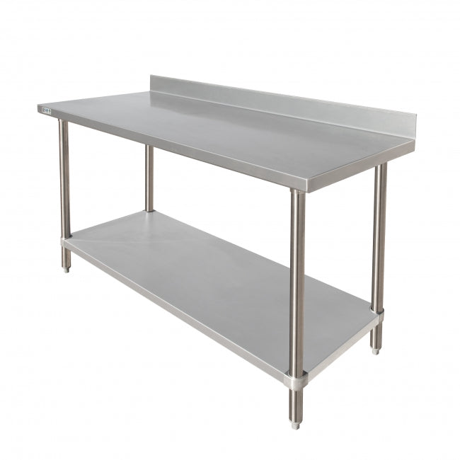 WT-PB3030 - 30”W x 30”D x 35”H Premium Work Table, w/ Back Splash