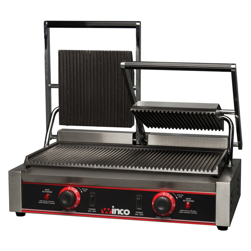 EPG-2 Double Panini Grill, 19" x 9" Surface