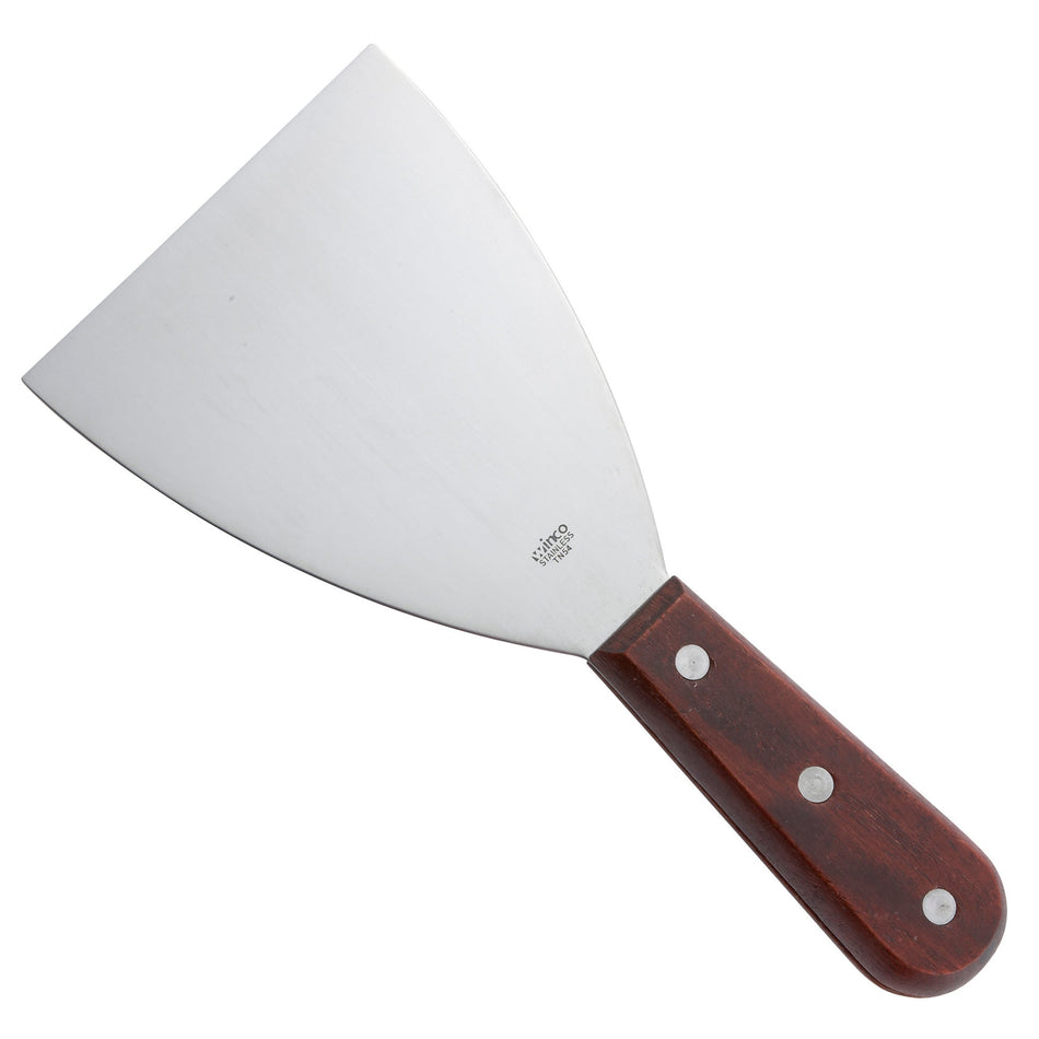 TN54 Scraper, Wooden Handle, 4-7/8″ x 4″ Blade