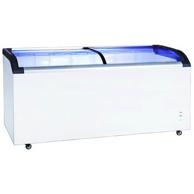 50″ Chest Freezer With Curve Glass Top