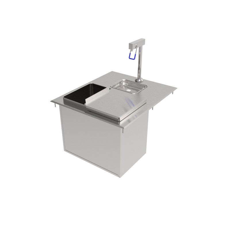 IBWS-V - 14 x 9 x 11-3/4 Drop-in Ice Bin w/ Water Station - Vertical