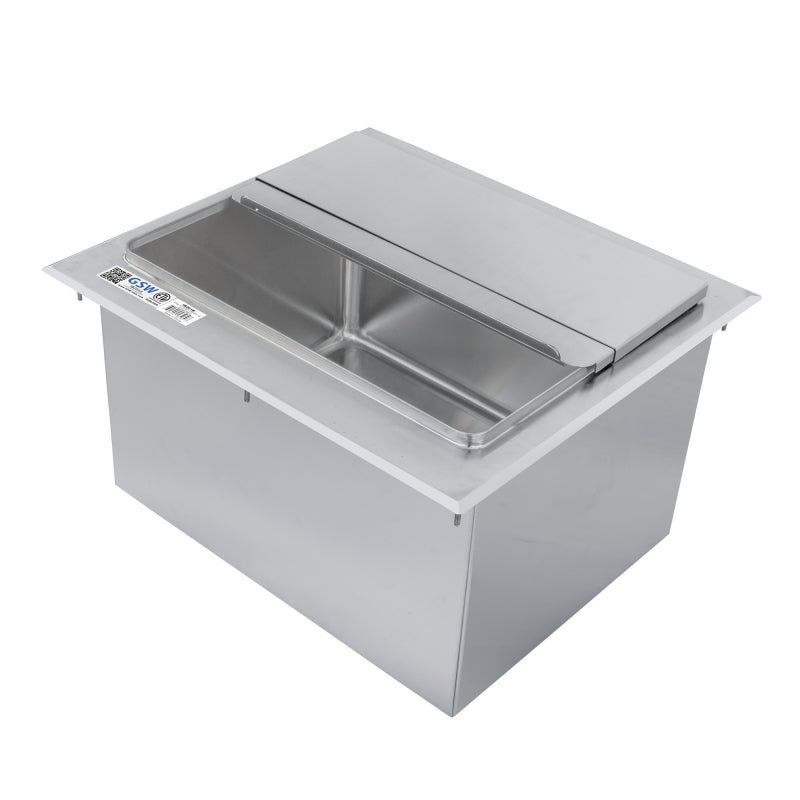 IB2818 - 14”D x 25”W x 11-3/4”H Drop-in Ice Bin