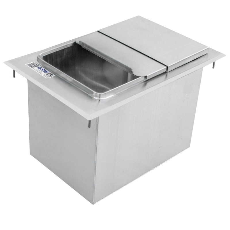 IB1218 - 14”D x 9”W x 11-3/4”H Drop-in Ice Bin