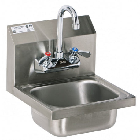 HS-0810W - 8”D x 10”W x 5”H Wall Mount Hand Sink