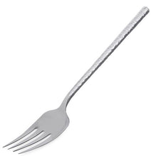 Load image into Gallery viewer, Terra™ Cold Meat Fork 12&quot; - Hammered Mirror Finish - Stainless Steel