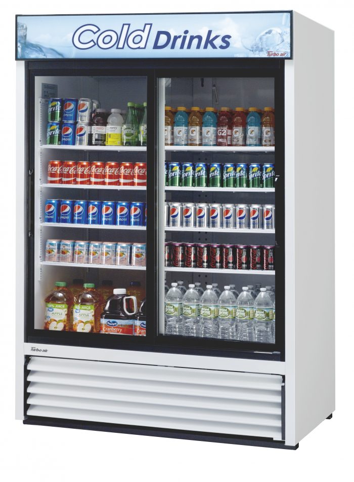 TGM-48R-N - 55-7/8" 2 Glass Door Merchandiser