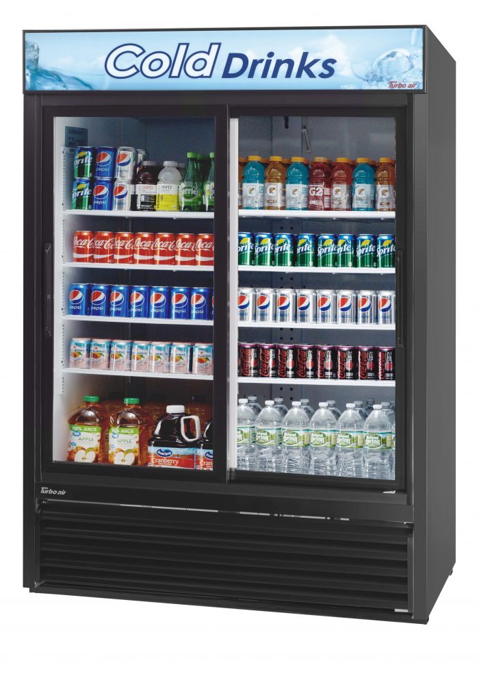 TGM-48RB-N - 55-7/8" 2 Glass Door Merchandiser