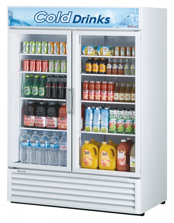 TGM-50RS-N - 55-7/8" 2 Glass Door Merchandiser