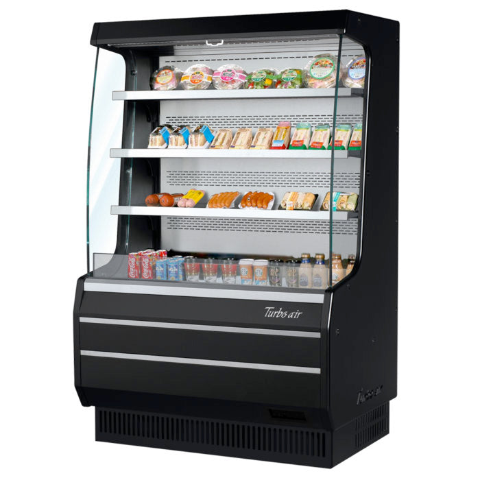 TOM-40MB-N - 39-1/8" Medium Height Vertical Open Display Case