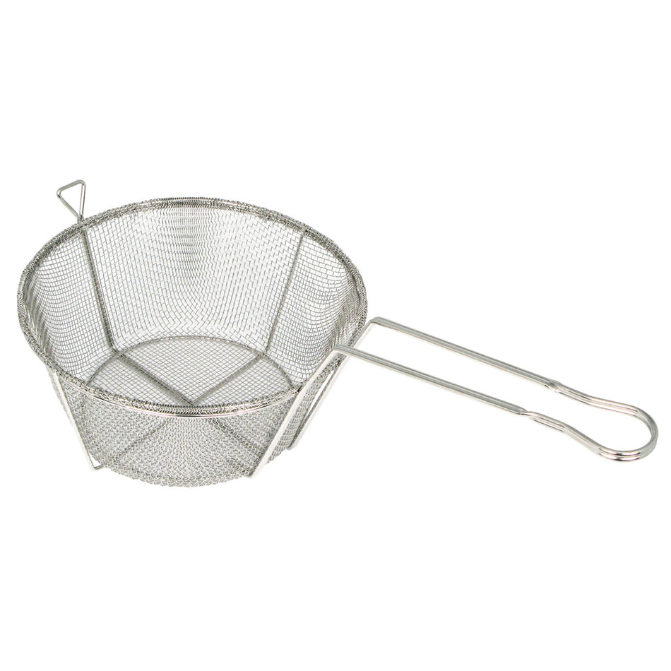 FBRS-11 Round 6mm Mesh Wire Fry Basket - 10-7/16″ Dia