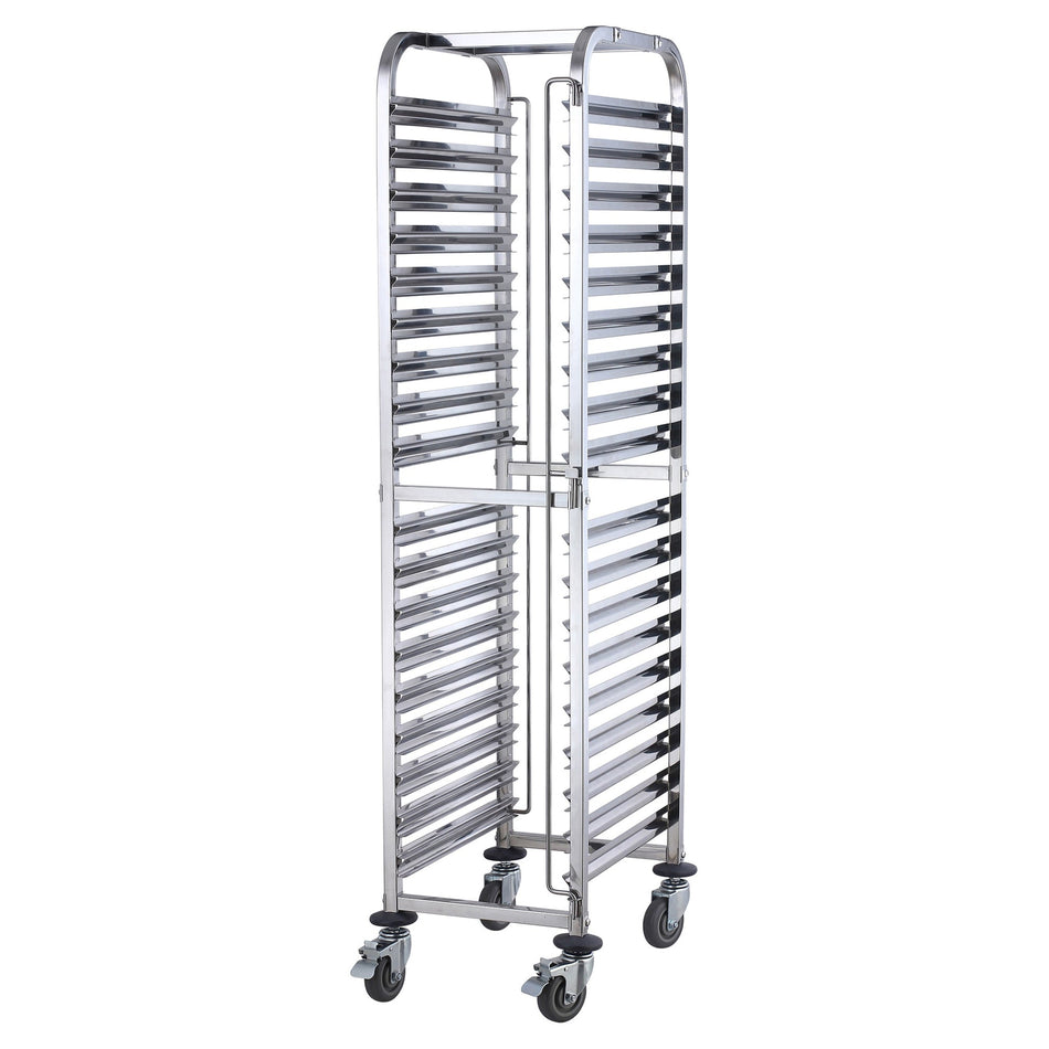 SRK-36 36-Tier End-Load Steam/Food Pan Rack with Brakes