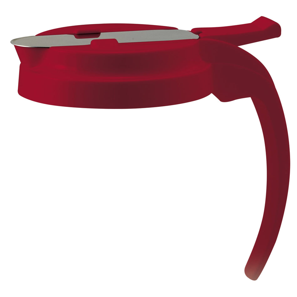 PSUD-RLID Lid for 32 and 48 oz Syrup Dispensers - Red