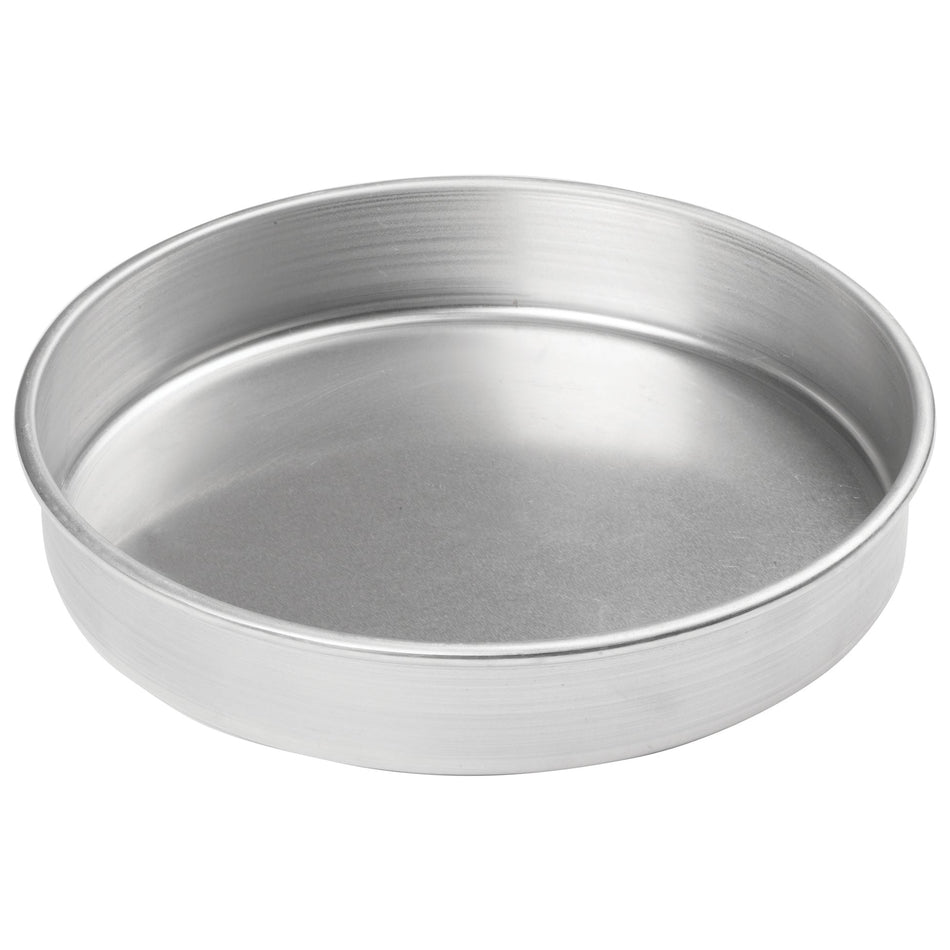 ACP-122 Round Layer Cake Pan, Aluminum - 12″ Dia x 2″ H