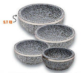 KOREAN WARE- Stone Bowl(Dolbibim)n w/Line