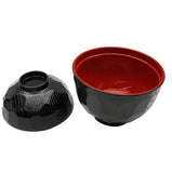 Japanese Plastic soup Bowl w/ Lid